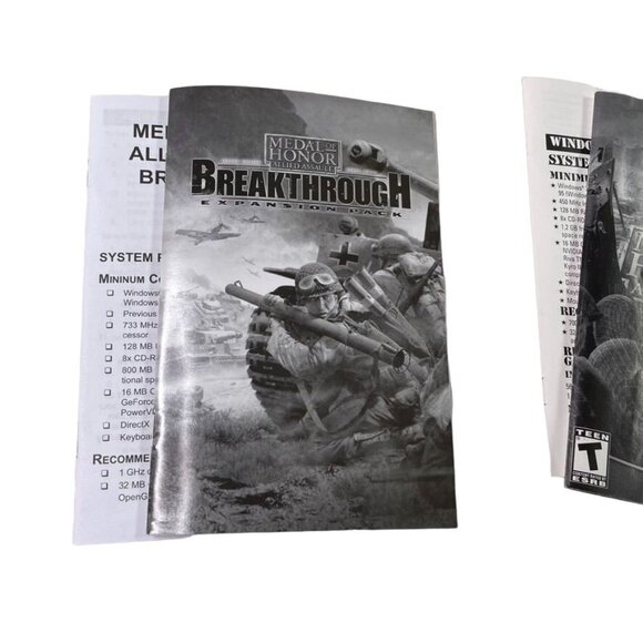 Lot of 3 Medal of Honor Allied Assault u PC Game Software Complete in Boxes - Picture 5 of 13